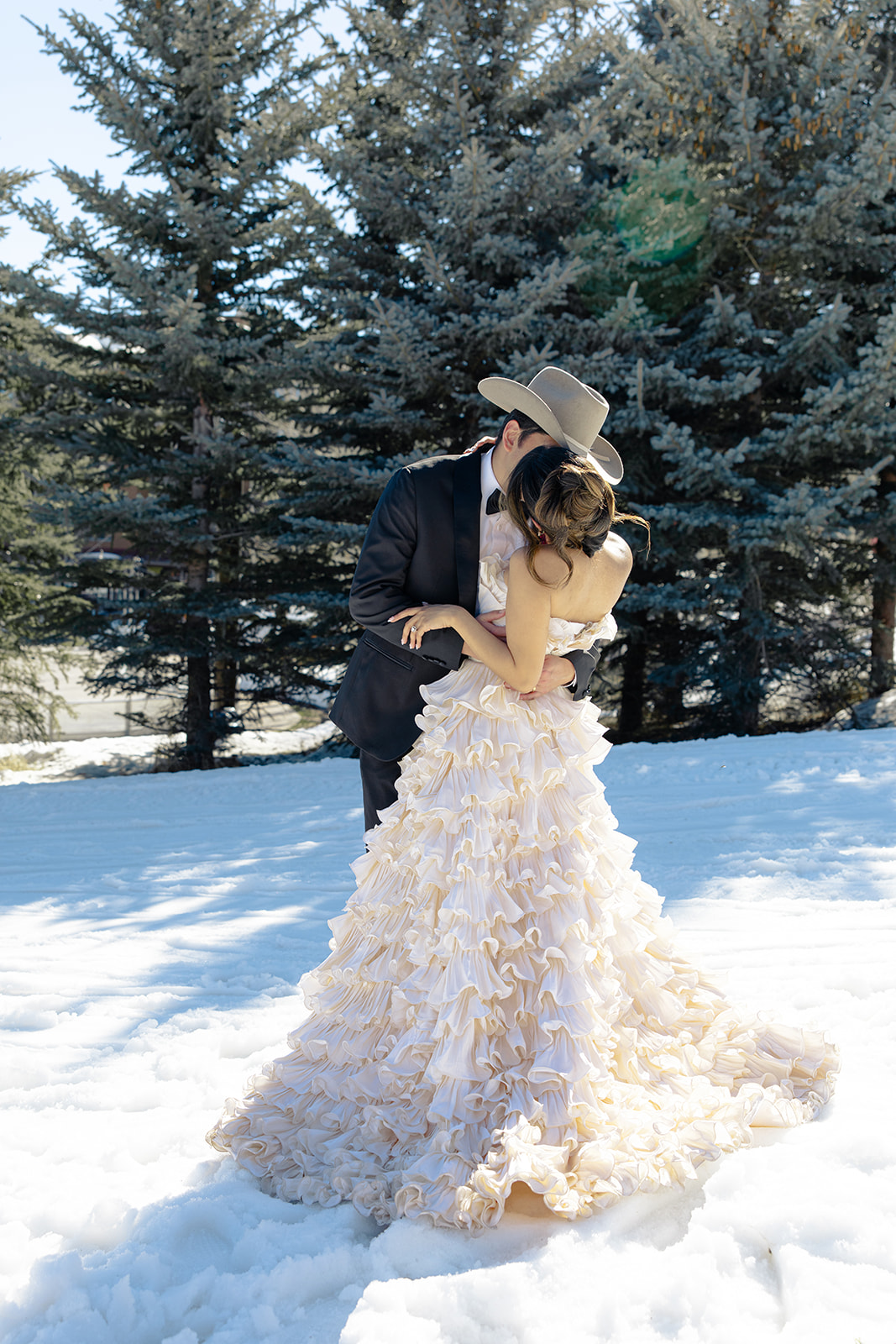 Teton Village Rooftop Wedding