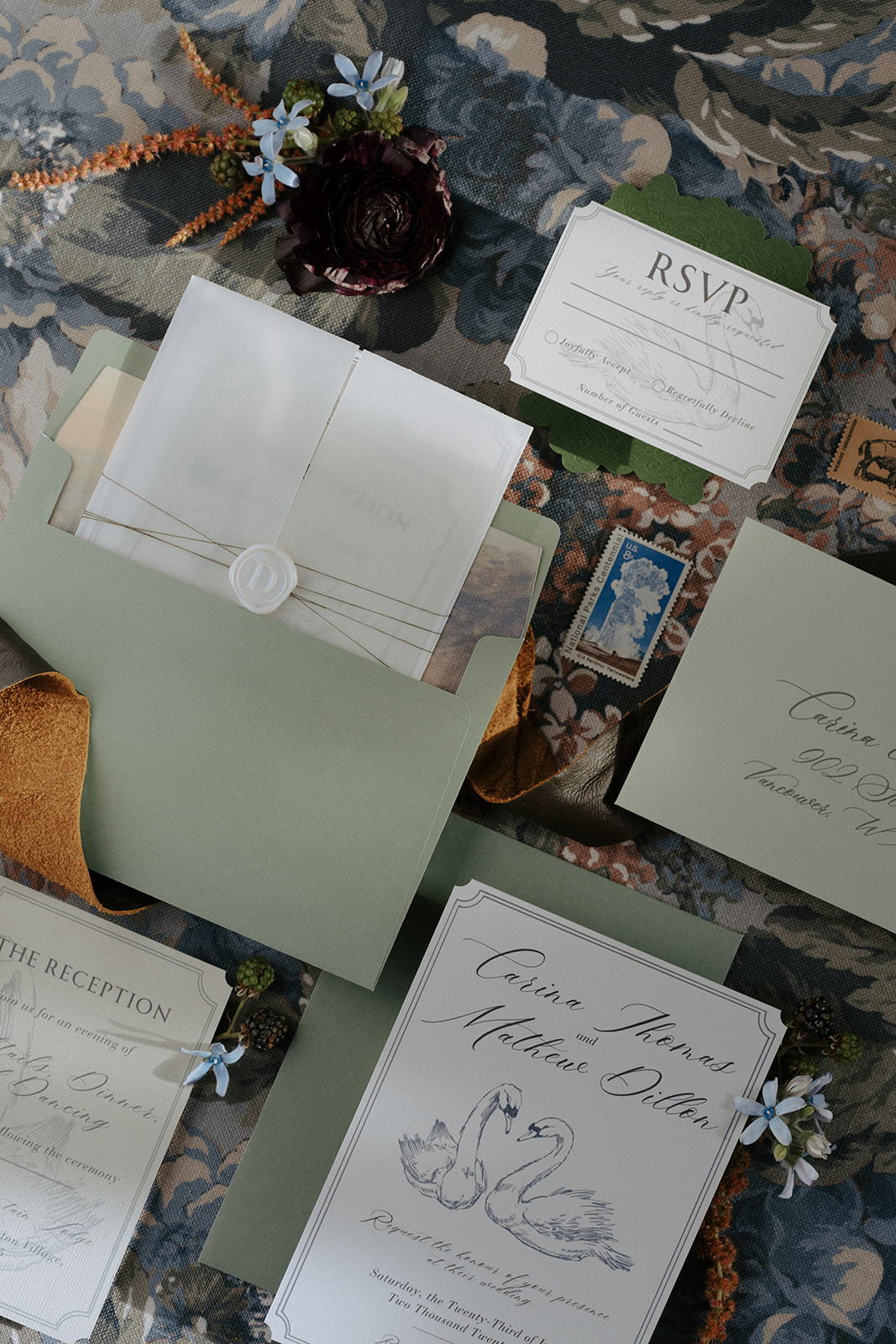 rustic wedding invitations