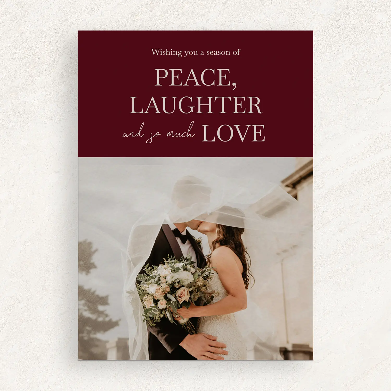 wedding holiday card