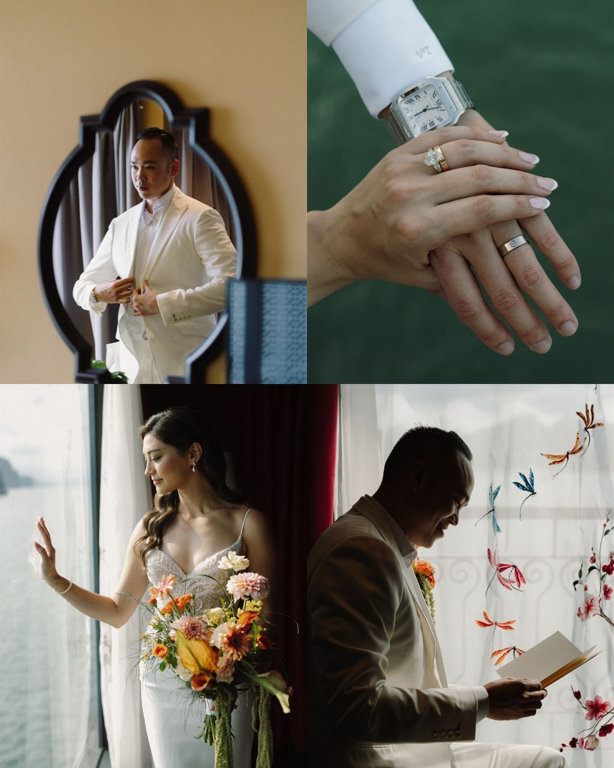 Wedding getting ready