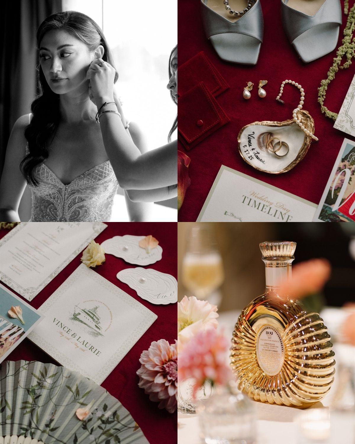 Elegant bridal accessories