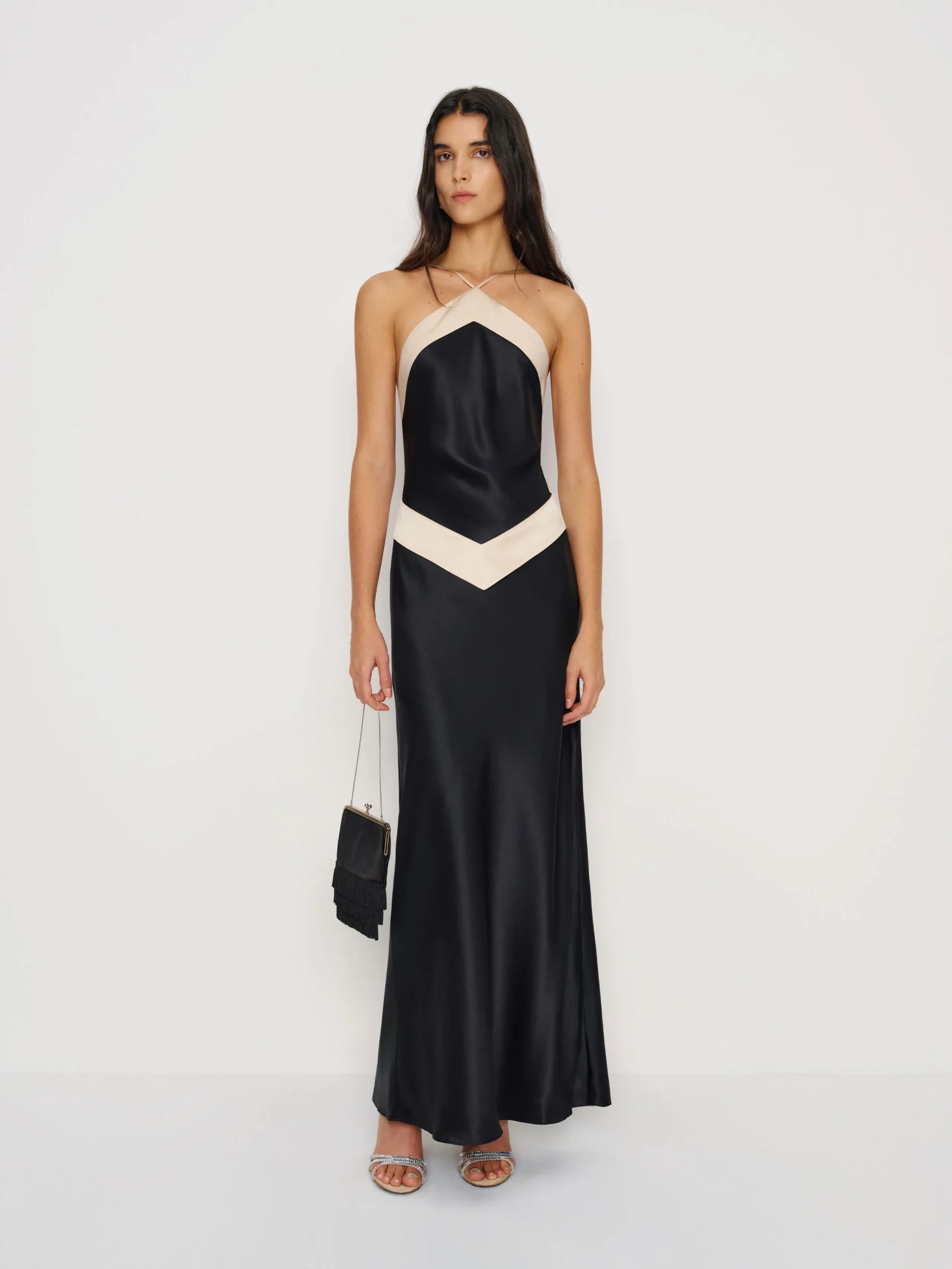 black wedding guest dress