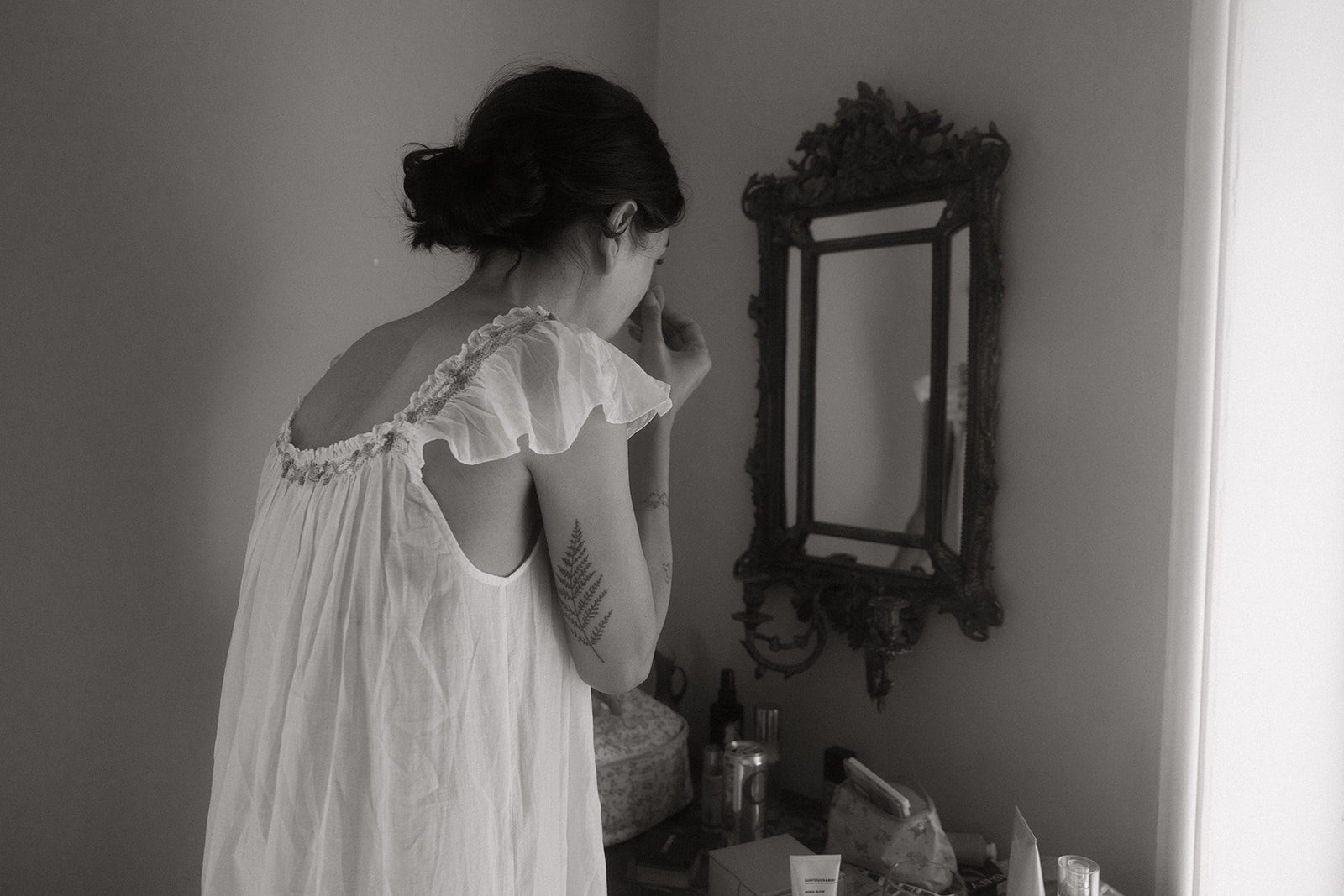 bride getting ready