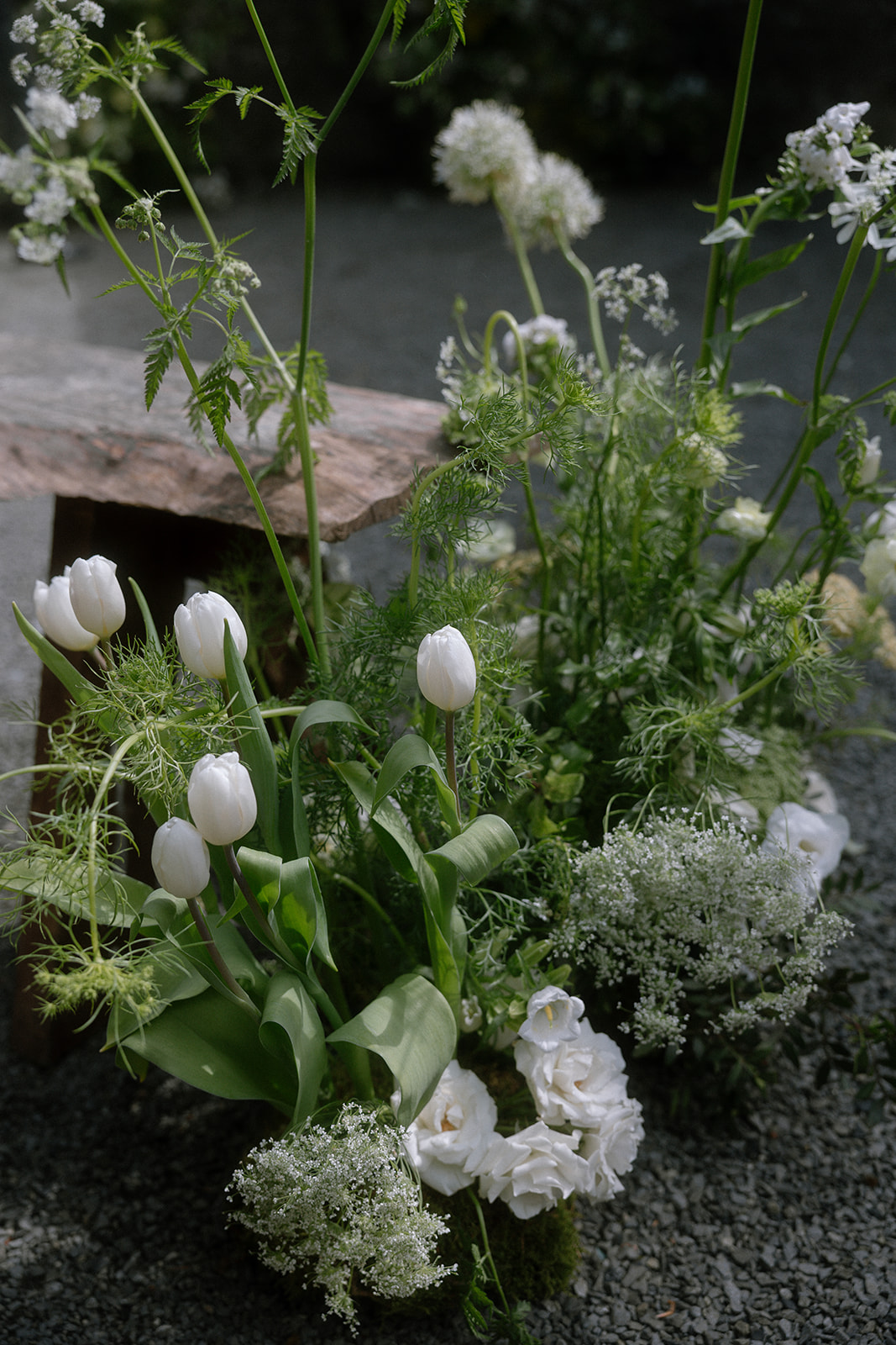 florals at Irish wedding