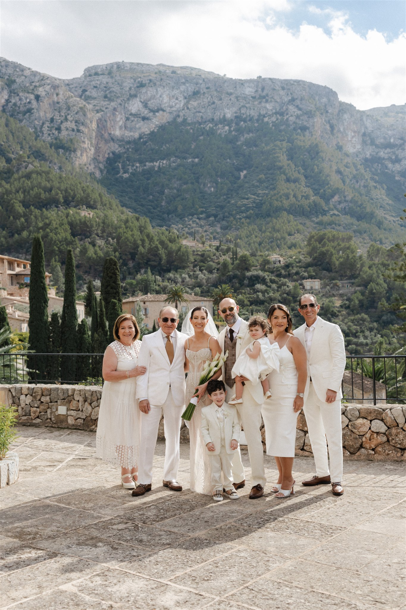 Mediterranean Mountain Wedding Setting in Deià
