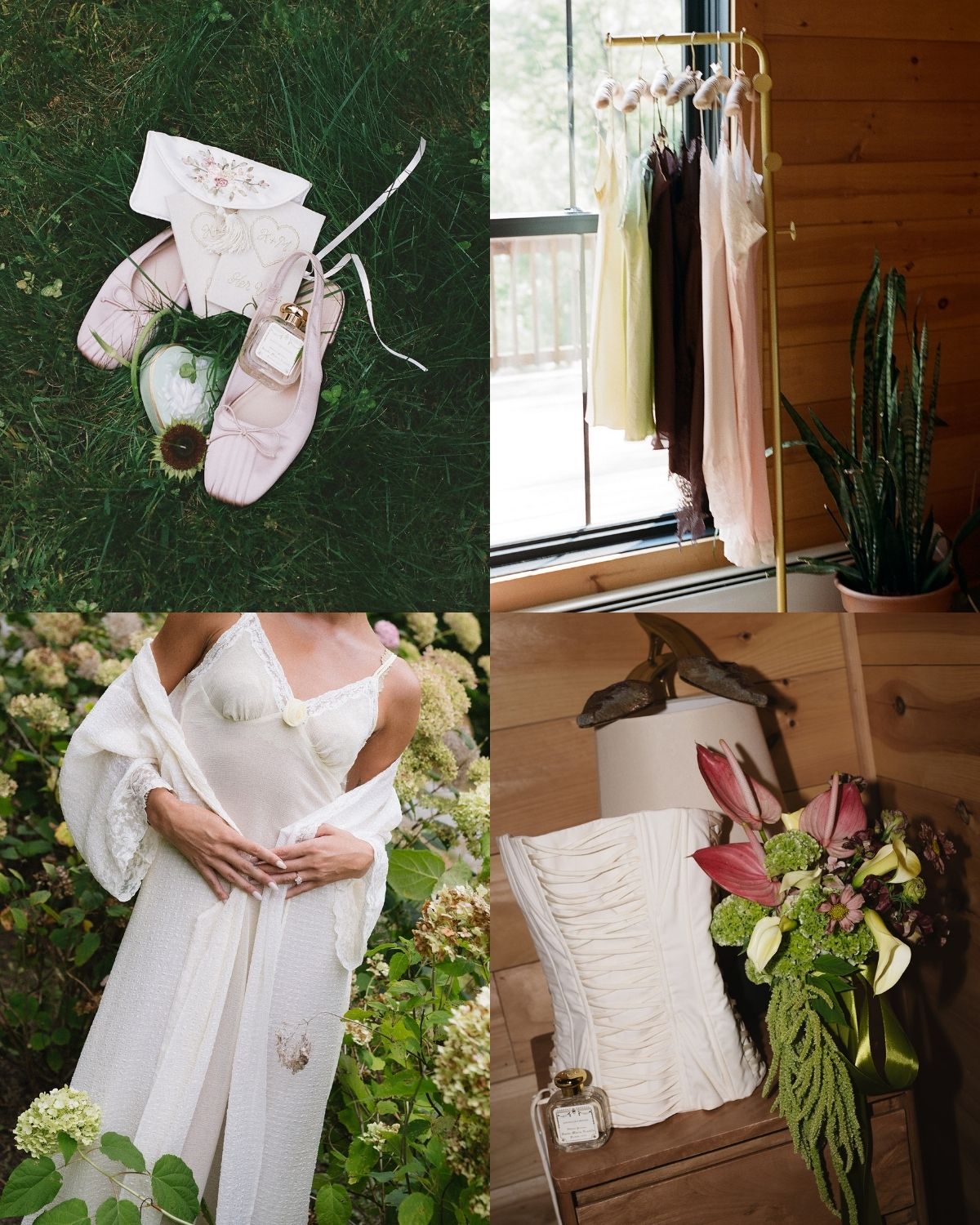 Romantic bridal details