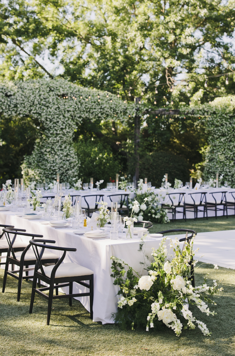 elegant wedding reception