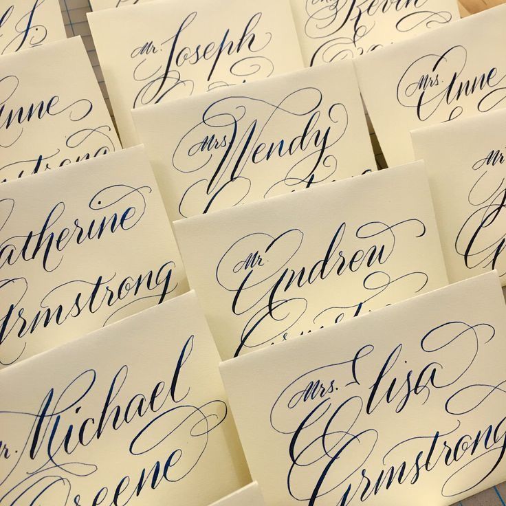 wedding calligraphy