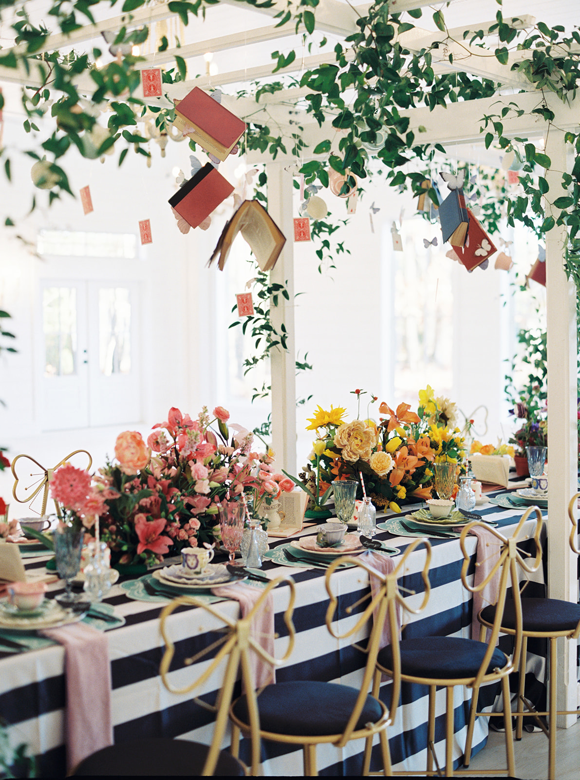 Alice in Wonderland birthday party decor