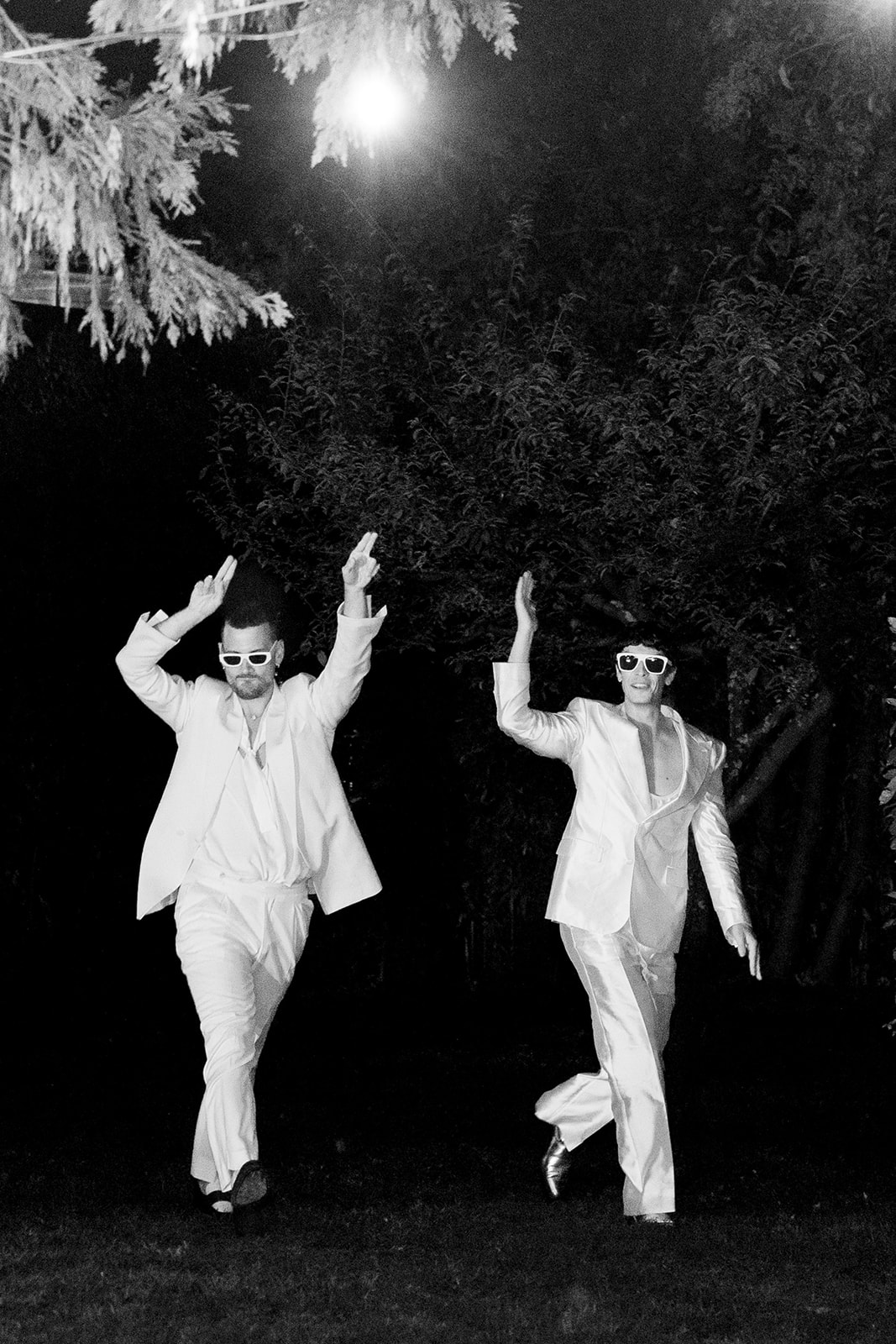 grooms dancing at an Italian wedding