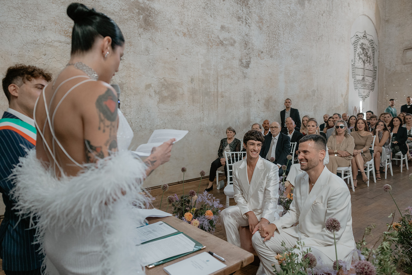A Romantic Same Sex Wedding in Tuscany
