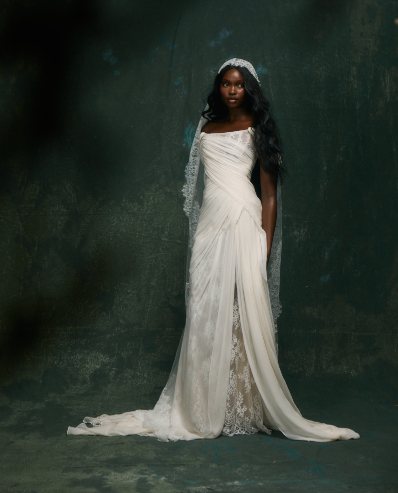 vintage inspired bridal dress