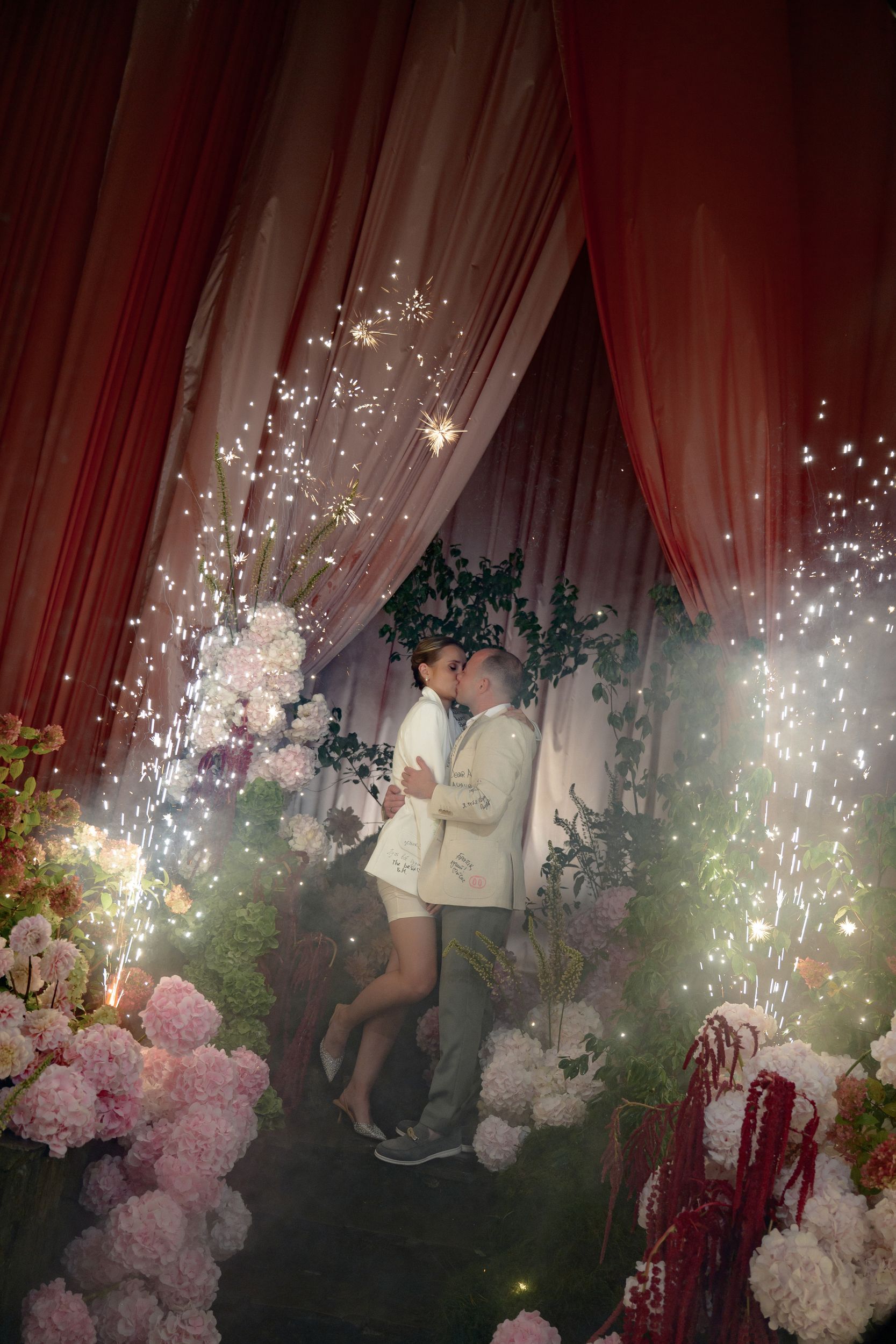 wedding sparkler send off