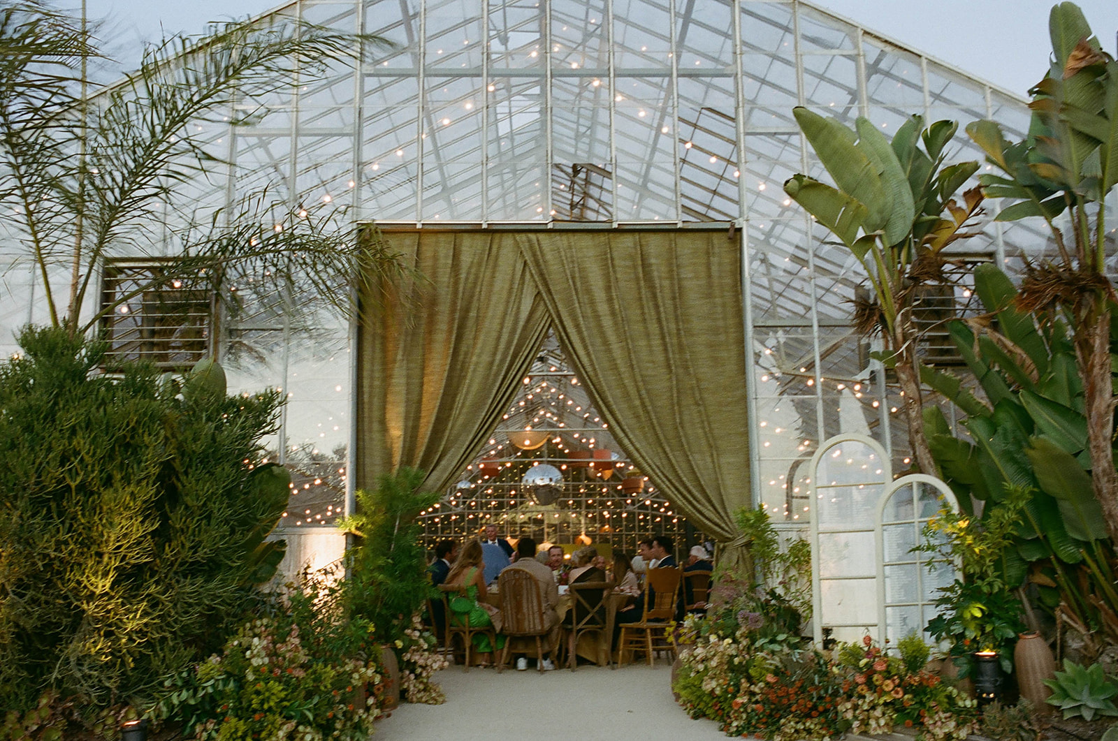 greenhouse wedding in Santa Barbara