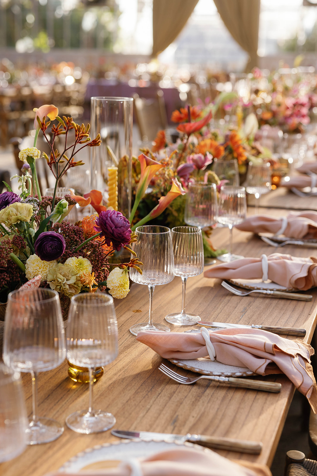 santa barbara wedding dinner reception