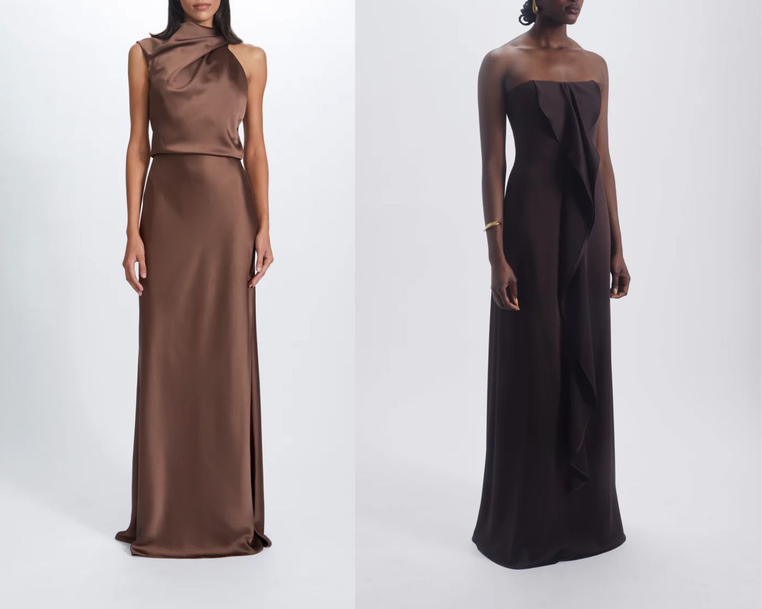 dark bridesmaid dress colors