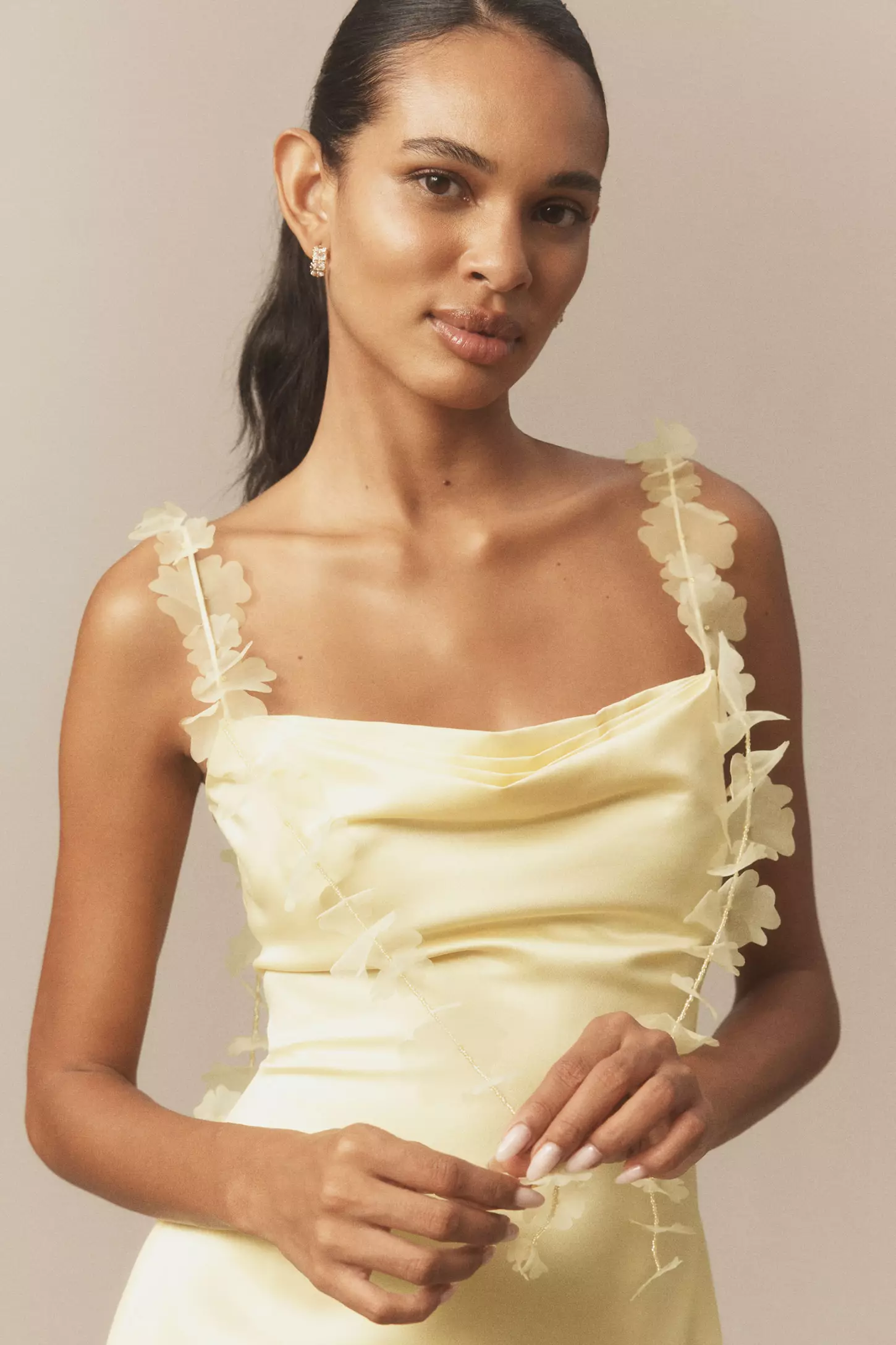 floral bridesmaid dress