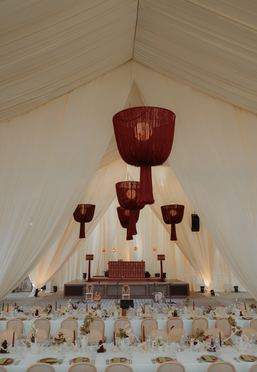 Mexico wedding reception design