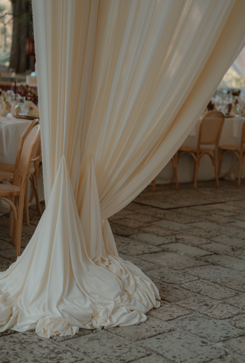 wedding draping
