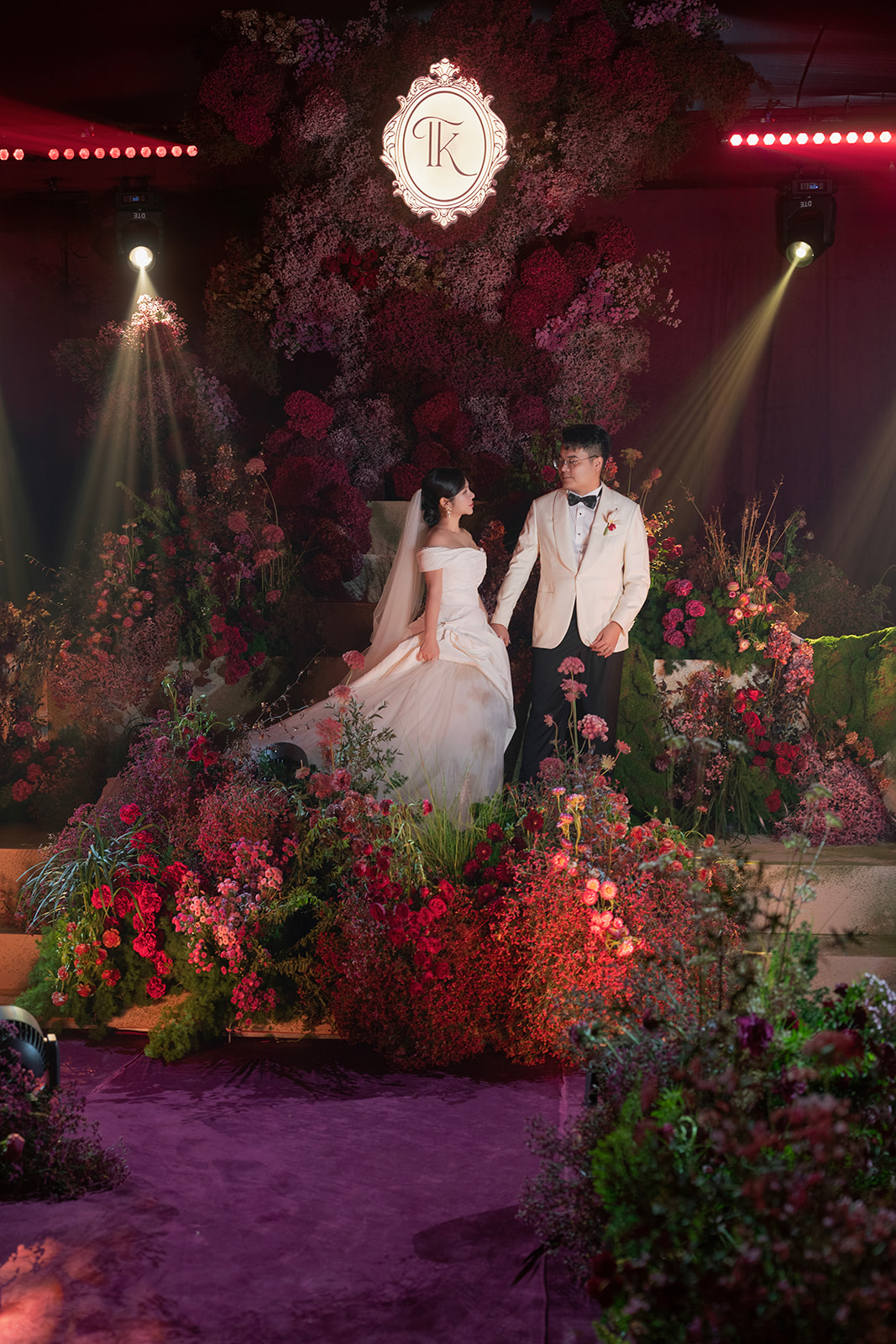 bride and groom portrait
