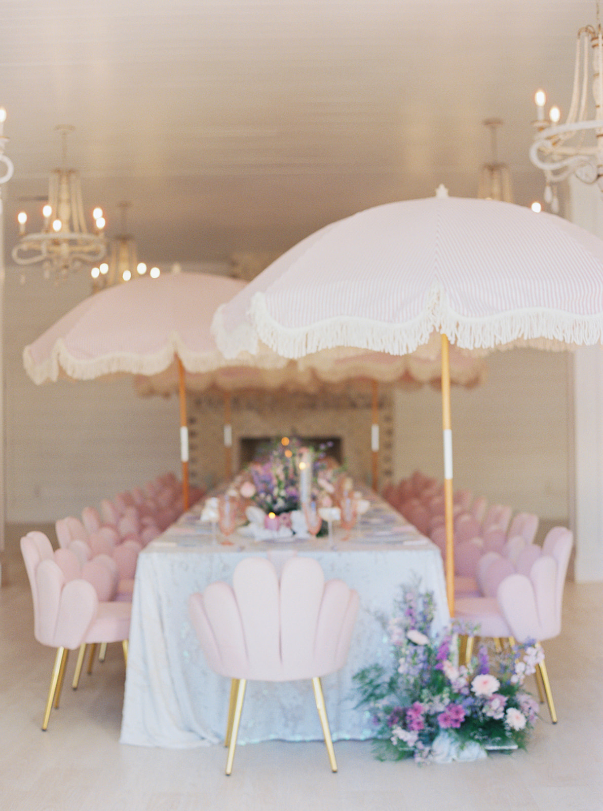 girls birthday table