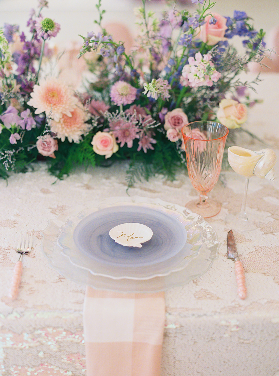 girls birthday table decor