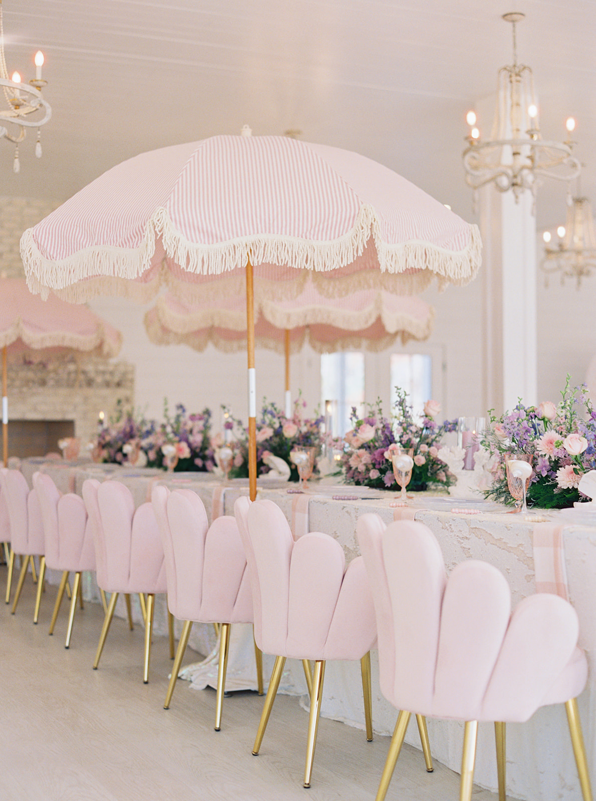 girls birthday table decor