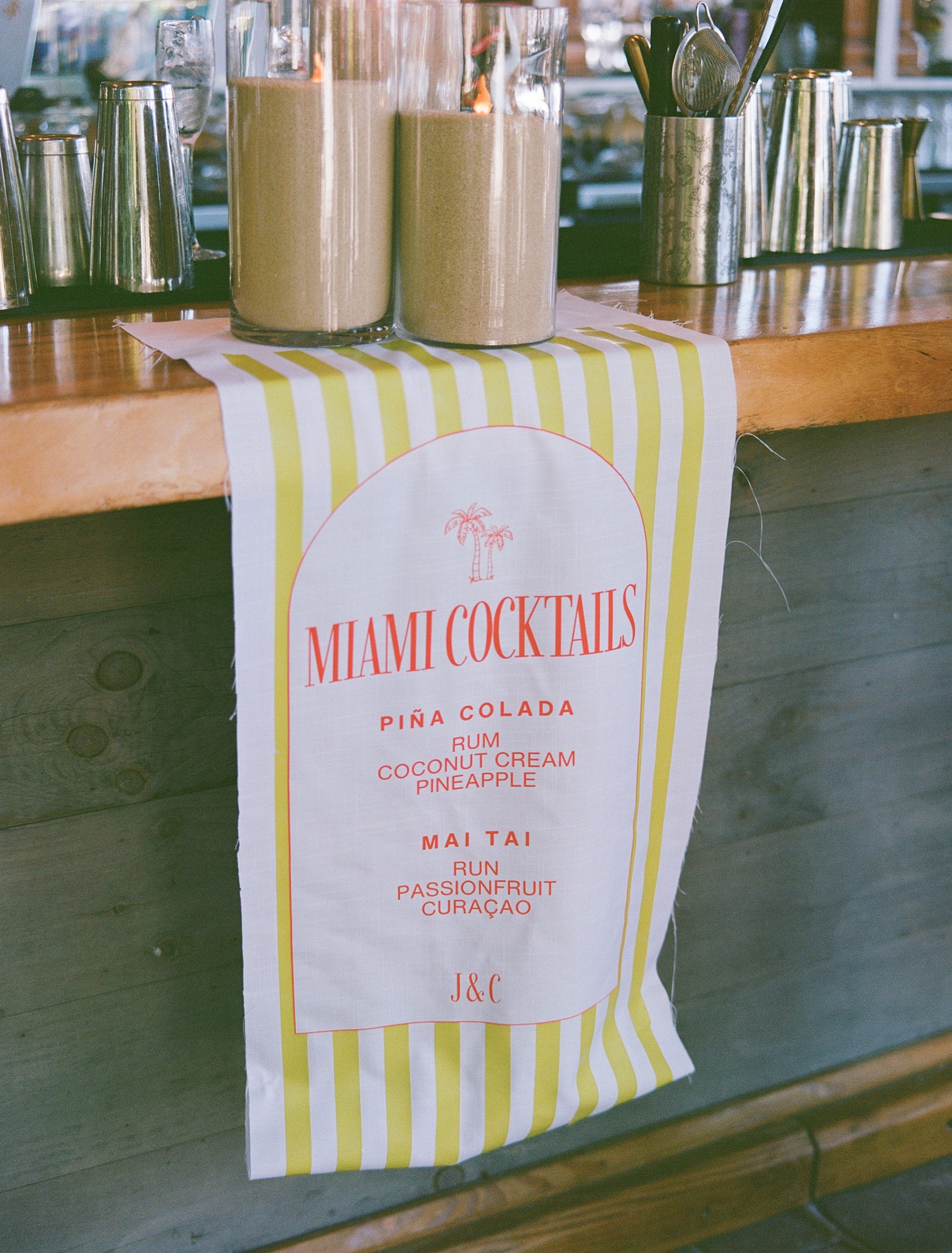 wedding cocktail signage