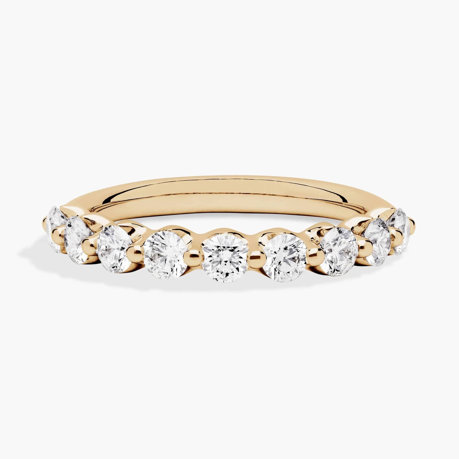 Floating Diamond Wedding Ring