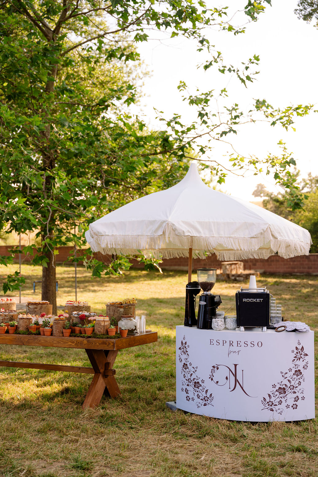 wedding espresso bar