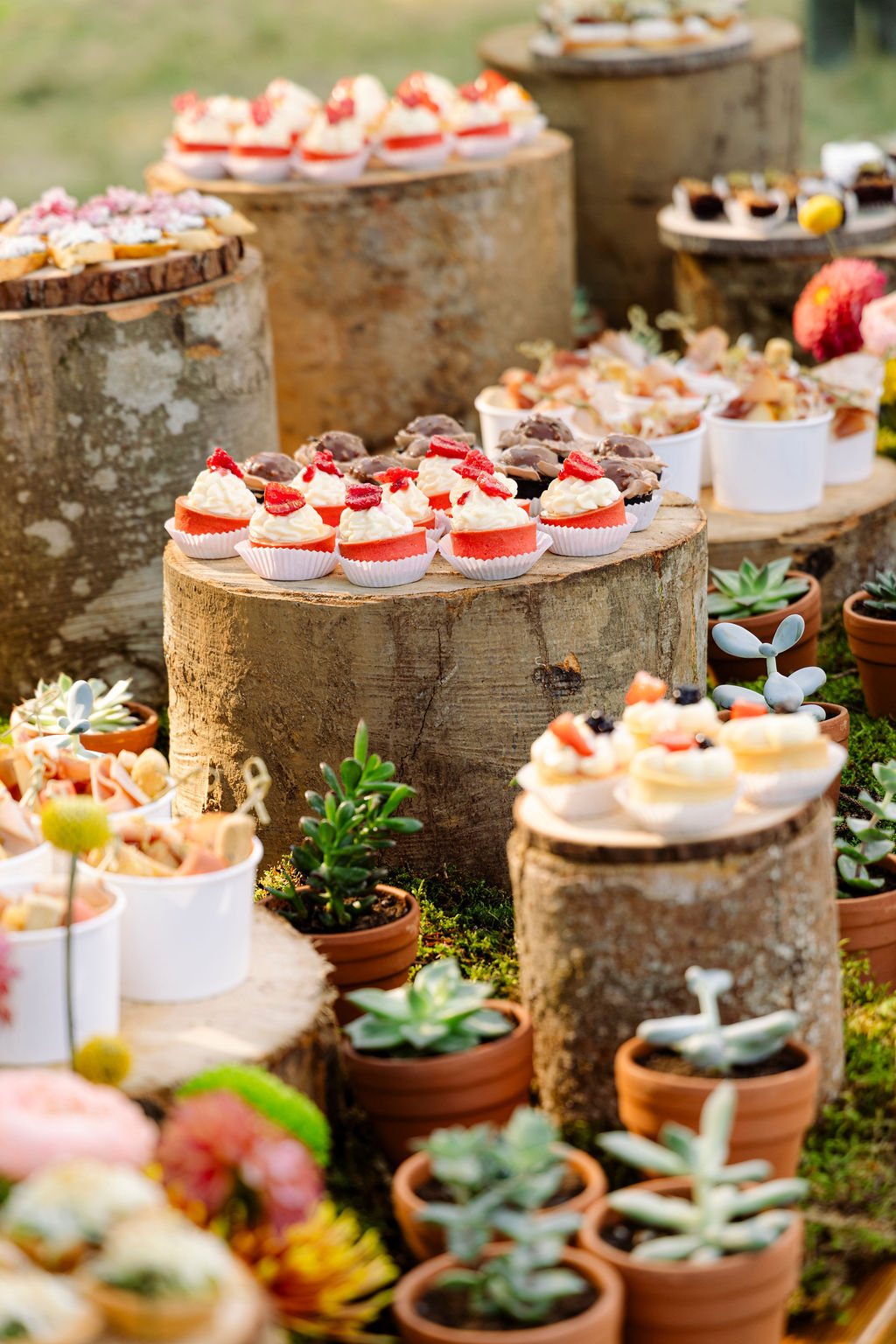 dessert table