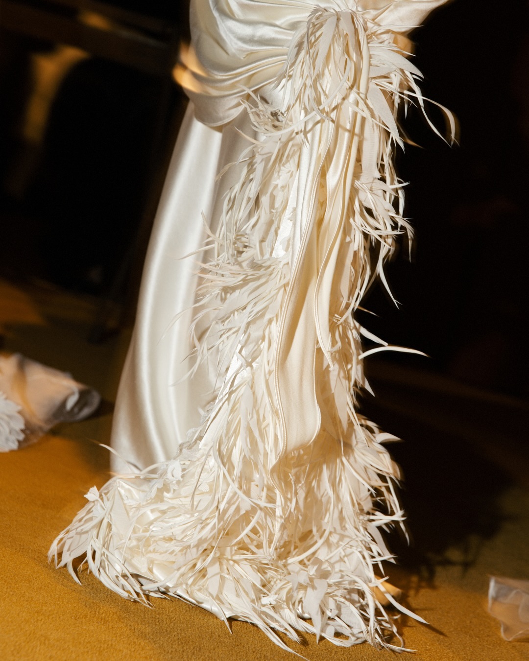 modern bridal gown